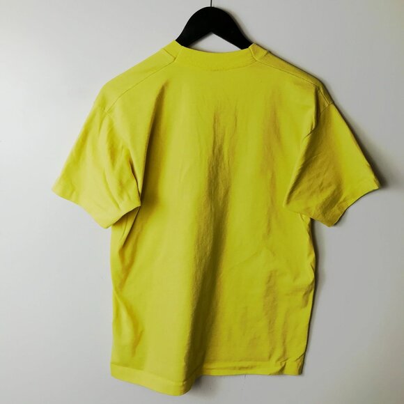 NYOM Vintage 90s Creativity Graphic Tee M USA Single Stitch 50/50 Yellow - Picture 3 of 15